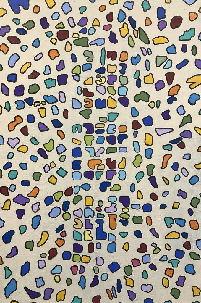 Untitled, 2022, 90x60cm, Acrylic on Canvas, - 700 Euro -