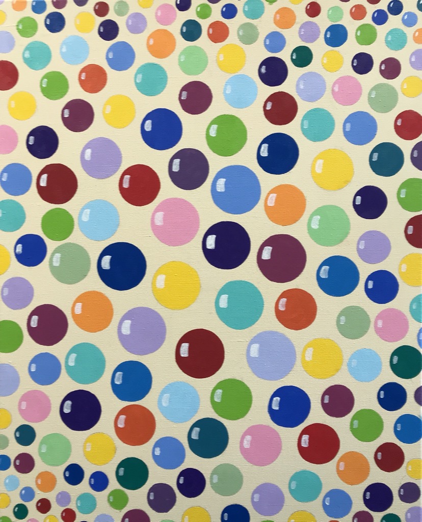 Untitled, 2021, 100x80cm, Acrylic on Canvas, - sold - 