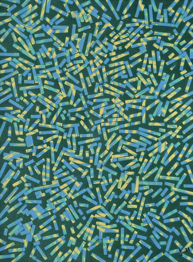 Untitled, 2021, 80x60cm, Acrylic on Canvas, - 650 Euro -