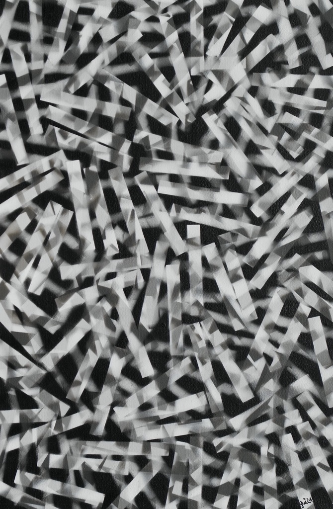 Untitled, 202, 90x60cm, Acrylic on Canvas, - 700 Euro -