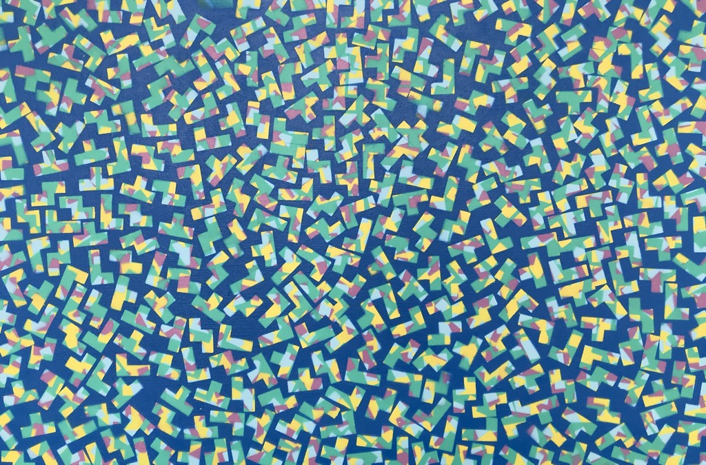 Untitled, 2021, 90x60cm, Acrylic on Canvas, - 700 Euro -