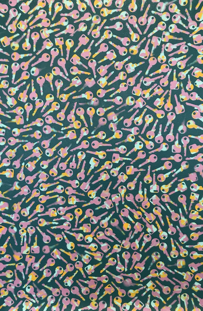 Untitled, 2021, 90x60cm, Acrylic on Canvas, - 700 Euro -