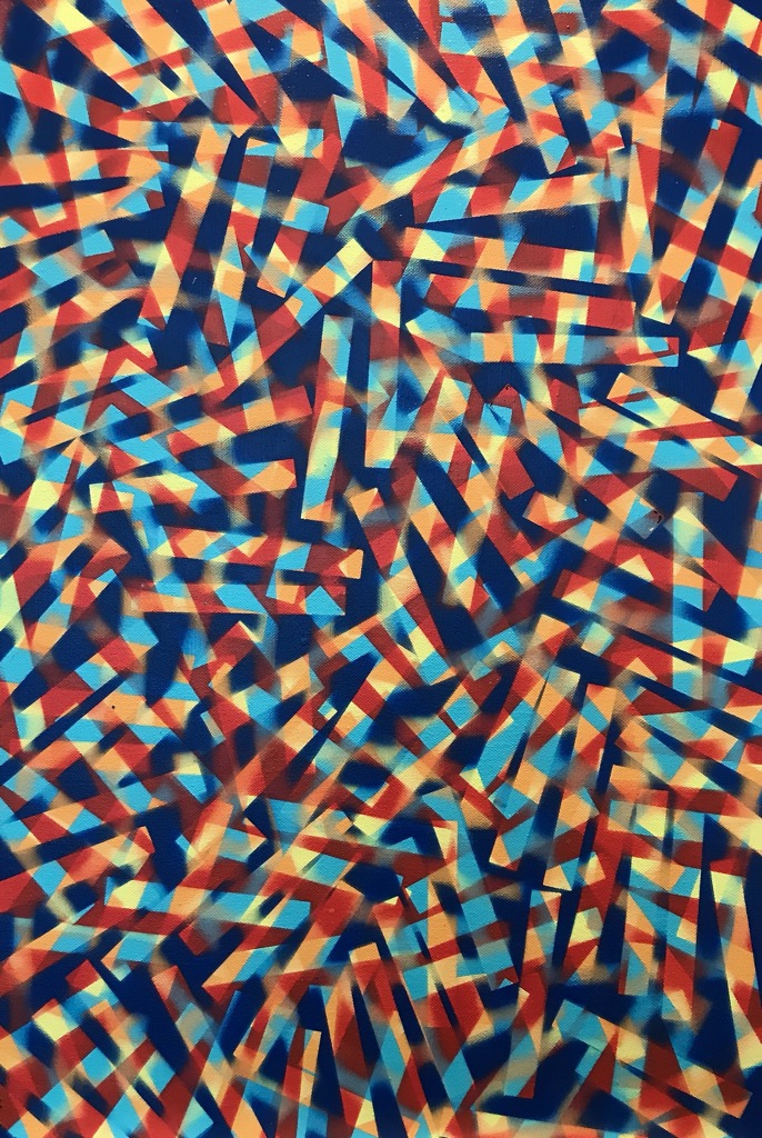 Untitled, 2021, 90x60cm, Acrylic on Canvas, - 700 Euro - 