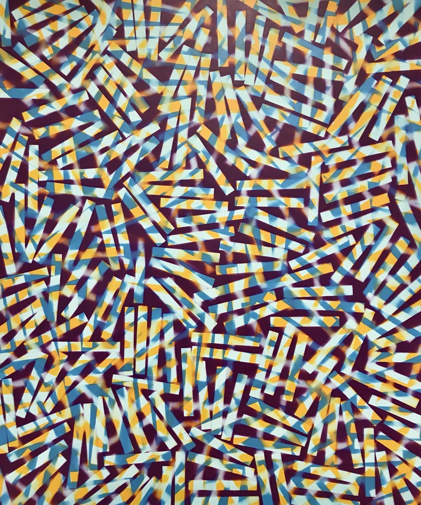 Untitled, 2021, 120x100cm, Acrylic on Canvas, - 1400 Euro -