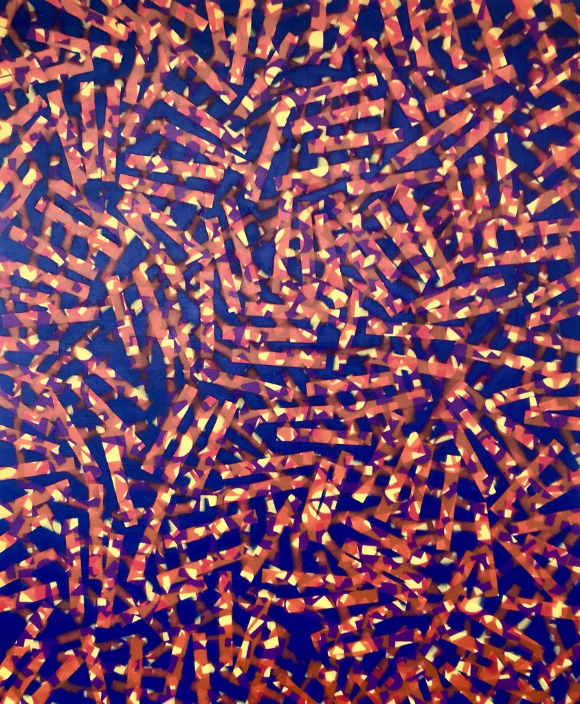 Untitled, 2021, 120x100cm, Acrylic on Canvas, - 1400 Euro -