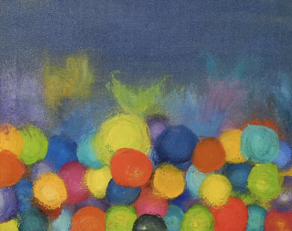 Untitled, 2021, 100x80cm, Acrylic, Pigments on Canvas, - 1000 Euro -