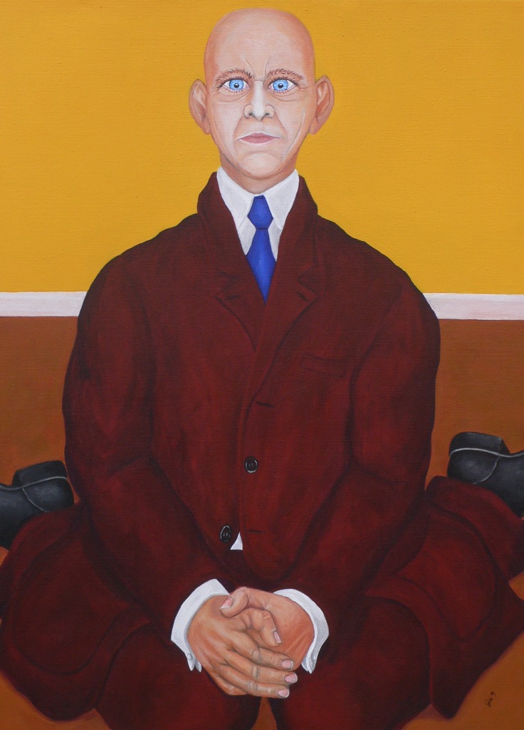 Civil Servant, 2009, 110x80cm, Acrylic on Canvas, - 1100 Euro -