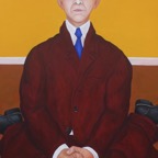 Civil Servant, 2009, 110x80cm, Acrylic on Canvas, - 1100 Euro -