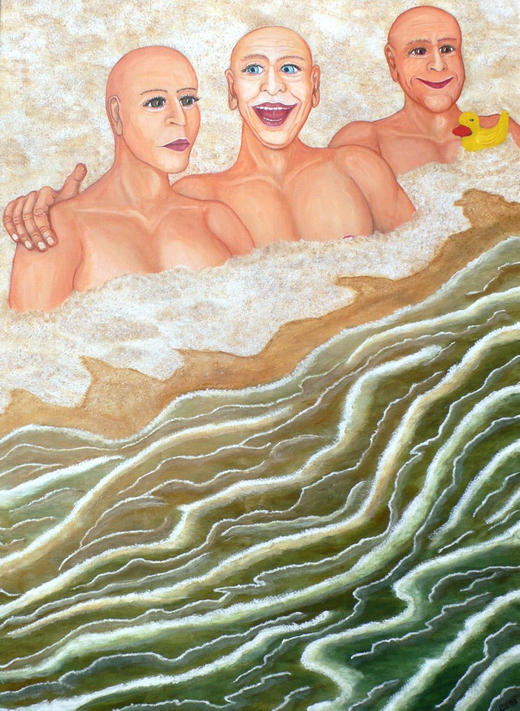 Climate change, 2008, 150x110cm, Acrylic, Pigments on canvas, - 2200 Euro -