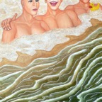 Climate change, 2008, 150x110cm, Acrylic, Pigments on canvas, - 2200 Euro -