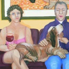 Zweisamkeit, 2009, 95x60cm, Acrylic auf Leinwand, - 700 Euro - 