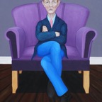 Was bleibt?!, 2018, 120x100cm, Acrylic, Pigments on Canvas, - 1600 Euro -