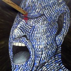 9/11 An Old Story, 2002, 150x110cm, Acrylic, Wood on Canvas, - 2200 Euro -