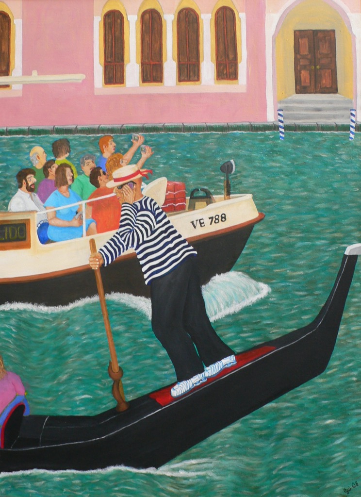 Venice,  2008, 110x80cm, Acrylic on canvas, - 1100 Euro -
