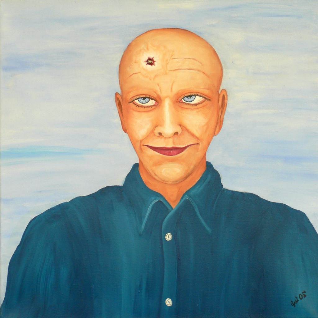 Surprised, 2005, 60x60cm, Acrylic on Canvas, - 500 Euro - 