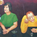 Pub, 2006, 200x80cm, Acrylic on canvas, - sold -