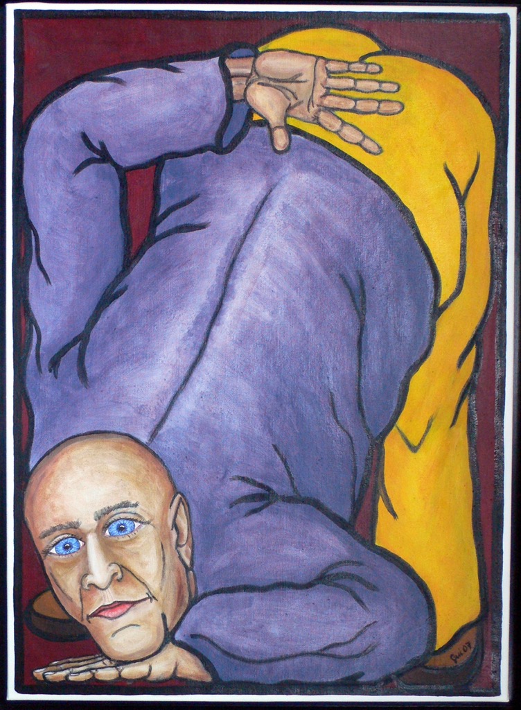 Open Black Box IV, 2007, 110x80cm, Acrylic, Pigments on Canvas, - 900 Euro -