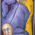 Open Black Box IV, 2007, 110x80cm, Acrylic, Pigments on Canvas, - 900 Euro -