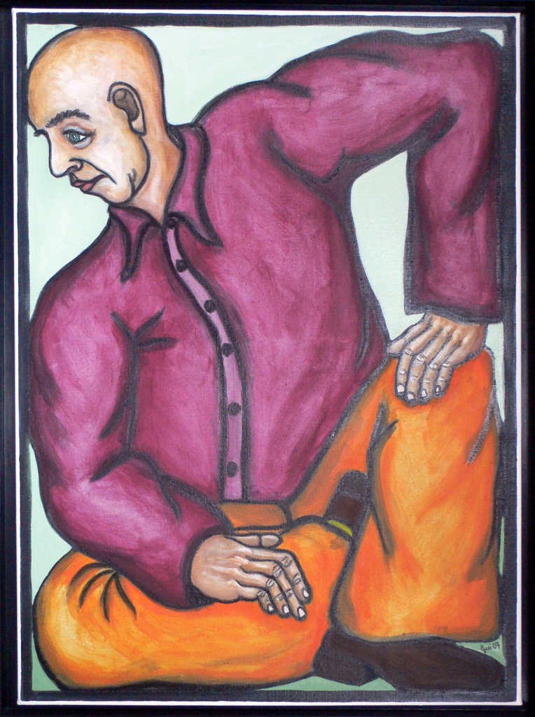 Open Black Box II,2007, 110x80cm, Acrylic, Pigments on canvas, - 900 Euro -