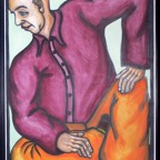 Open Black Box II,2007, 110x80cm, Acrylic, Pigments on canvas, - 900 Euro -