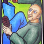 Open Black Box I, 2007, 110x80 cm, Acrylic on canvas, - 900 Euro -