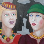 Going home, 2009, 110x80 cm, Acrylic on canvas, - 1100 Euro -