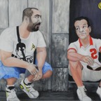 Crisis, 2012, 110x90cm, Acrylic on canvas, - 1400 Euro -