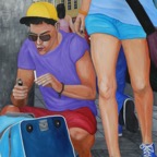 Focus, 2012, 110 x 90 cm, Acrylic on Canvas, - 1200 Euro -
