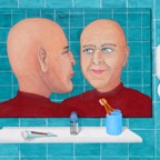 Self-Deception, 2010, 120x100cm, Acrylic on Canvas, - 1400 Euro - 