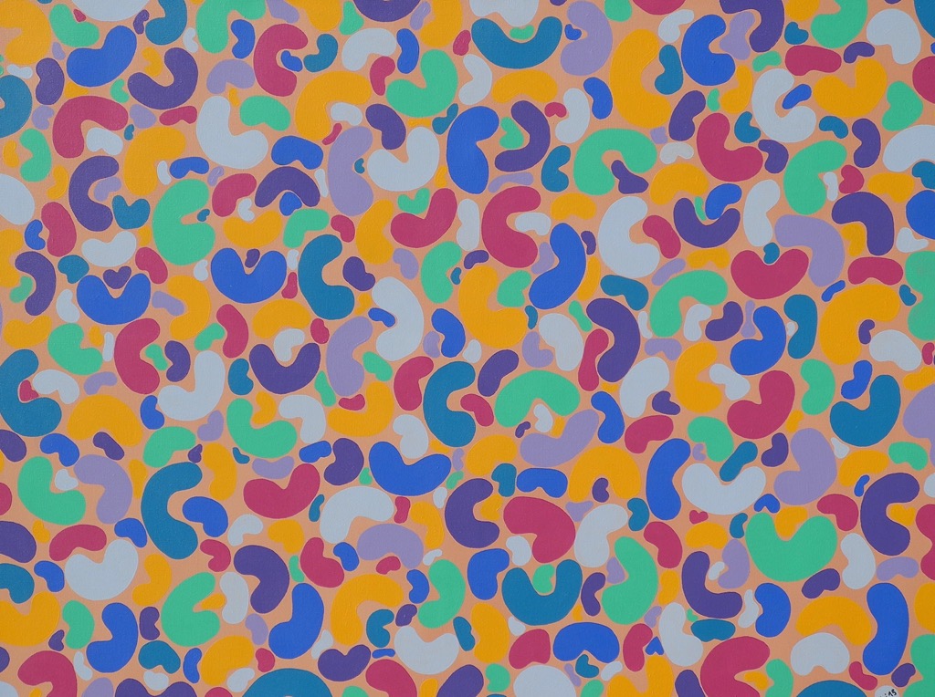 Beans, 2015, 160x120cm, Acrylic on Canvas, - 2200 Euro -