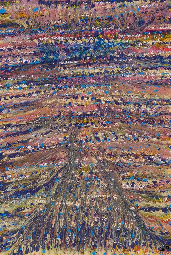 Untitled, 2012, Acrylic on Canvas, 80 x 60 cm, - 650 Euro - 