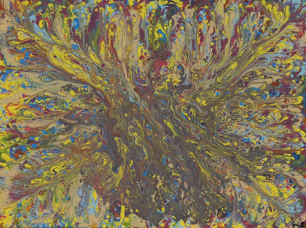 Untitled, 2012, 80x60cm, Acrylic on Canvas, - 650 Euro -