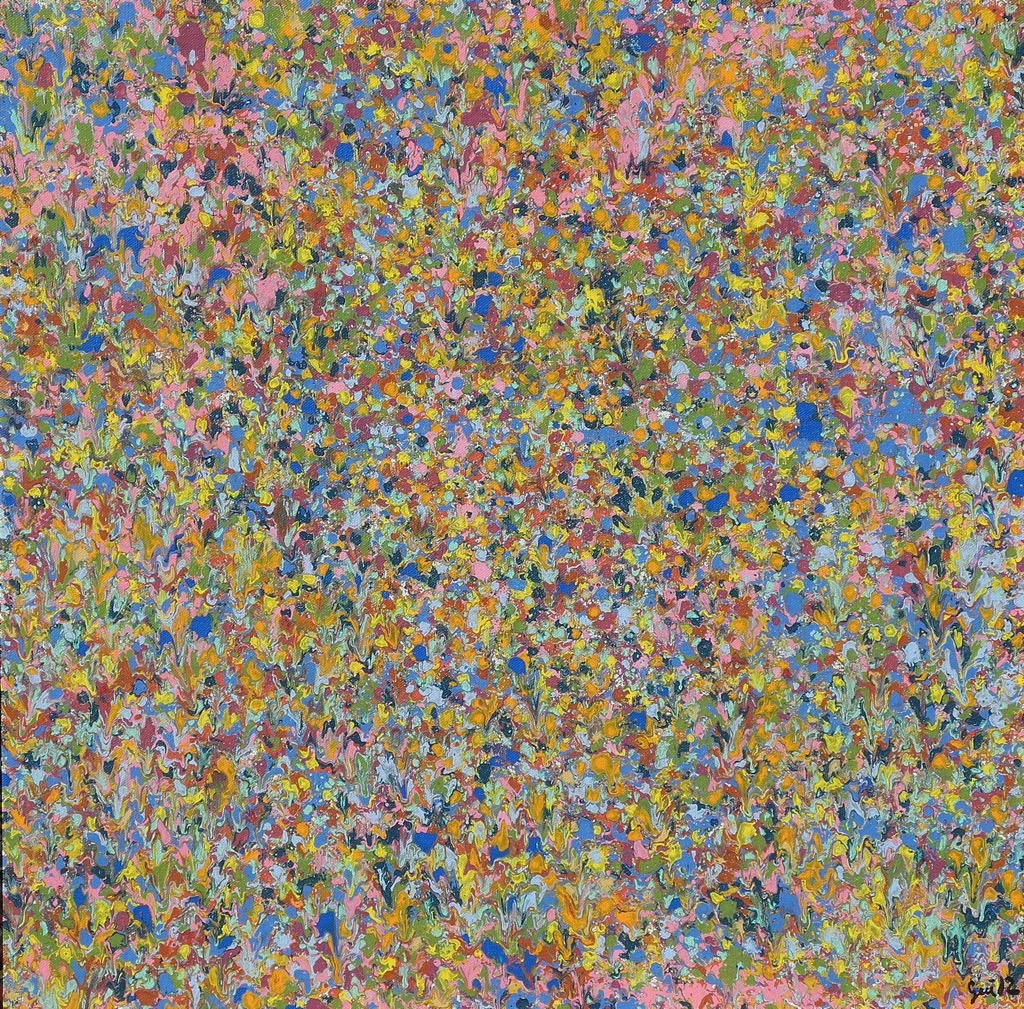 Untitled, 2012, 90x90cm, Acrylic on Canvas, - 900 Euro -