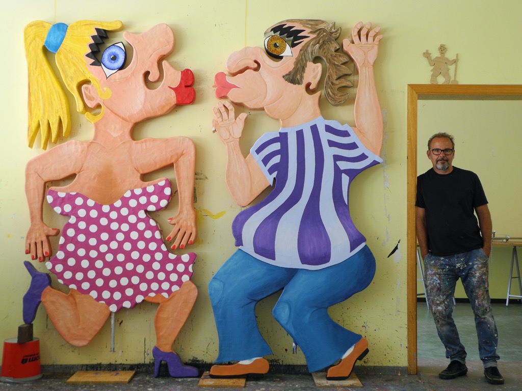 Old Love, 2015, ca. 250x1250x10cm, Epoxy, Glass fibre and Acrylic, - 7000 Euro -