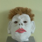 Head 15, 2009, ca. 25x15x15cm, Terracotta and Palm rope, - sold -