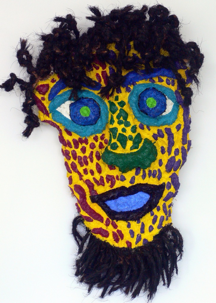 mask II, 2008, ca. 75x40cm, Mixed Media, - 800 Euro -
