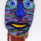 Mask IX, 2008, ca. 75x40cm, Mixed Media, - 800 Euro -