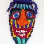 Mask V, 2008, ca. 75x40cm, Mixed Media, - 800 Euro -