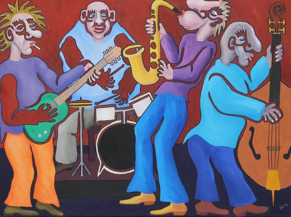 Band, 2013, 120x90cm, Acrylic on Canvas, - 1400 Euro - 