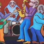 Band, 2013, 120x90cm, Acrylic on Canvas, - 1400 Euro - 