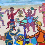 Beach life, 2010, 200x160cm, Acrylic on Canvas, - 3500 Euro - 