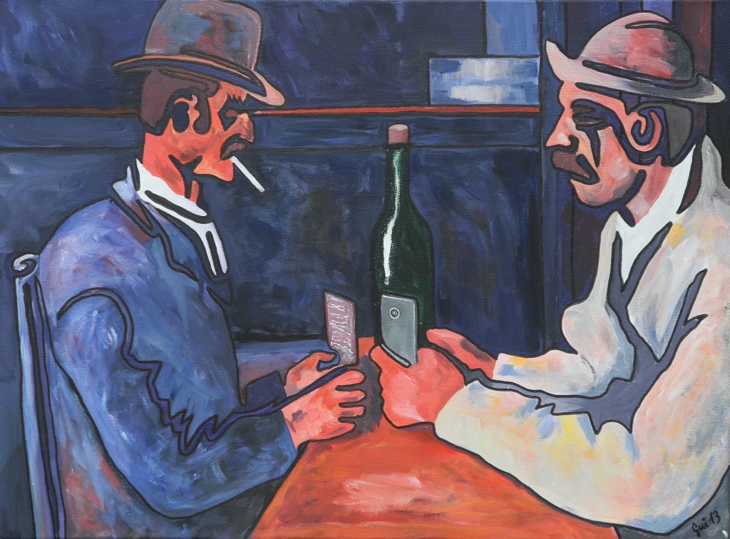 Die Daddler, 2013, 80x60cm, Acrylic on Canvas, - sold - 