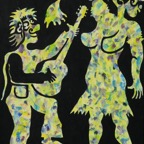 Flamenco, 2013, 120x90cm, Acrylic on Canvas, - 1400 Euro -