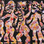 Hello Girls, 2013, 120 x 100 cm, Acrylic on Canvas, - 1500 Euro - 