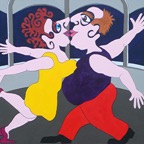 Old love, 2010, 100x80cm, Acrylic on Canvas,  - 900 Euro -