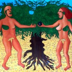 Paradise, 2003, ca. 230x200cm, Acrylic on Paper