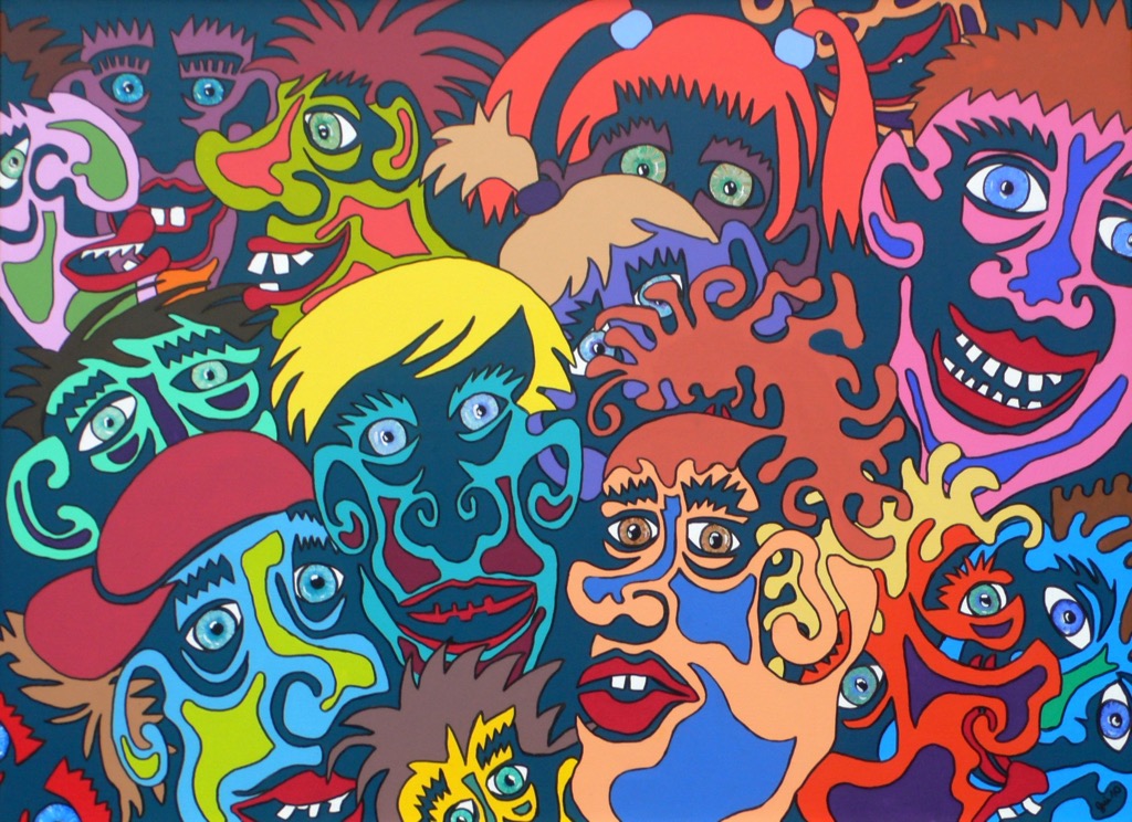 People II, 2010, 150x110cm, Acrylic on Canvas, - 2100 Euro -